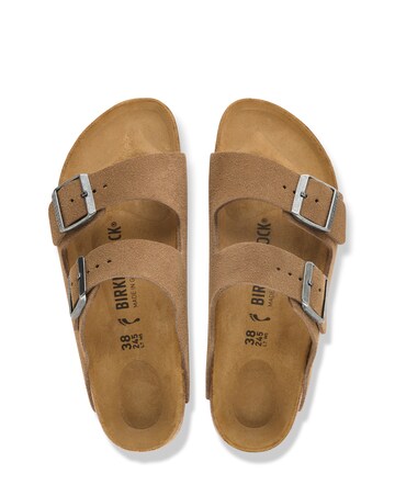 Birkenstock Classic Suede Arizona Sandals - Dark Tea
