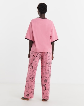 Pretty Secrets Cocktail Glass Pyjama Set