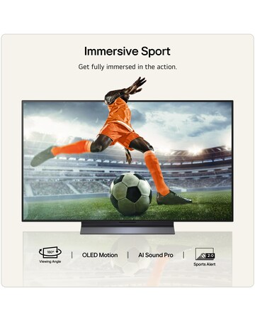 LG OLED48C66LB 48in OLED Evo AI 4K Smart TV