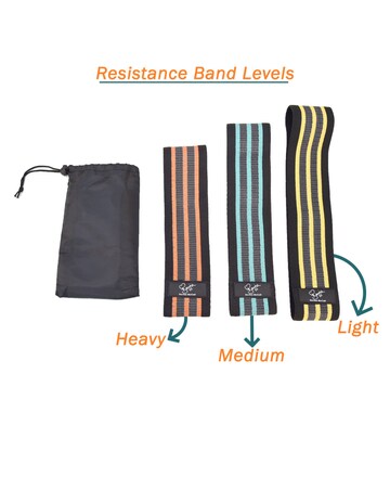 Davina McCall Resistance Band Set Light, Medium & Heavy