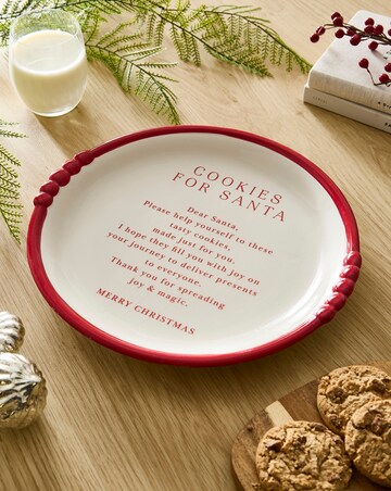 Cookies for Santa - Large Plate