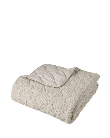 Catherine Lansfield Crinkle Seersucker Bedspread