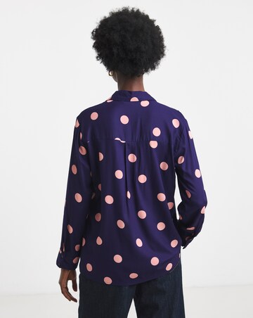 Green Spot Printed Long Sleeve Shirt
