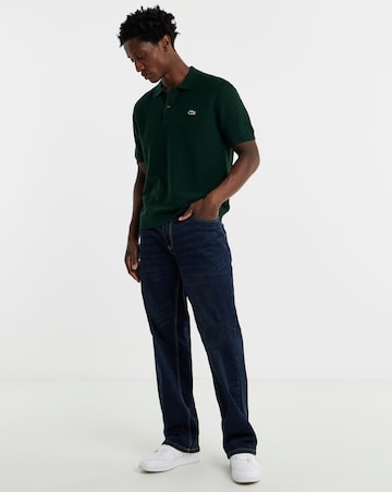 Lacoste Short Sleeve Fine Knit Polo - Green