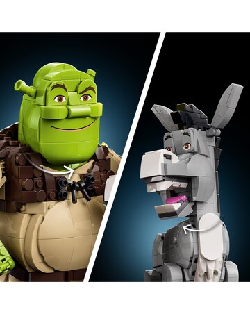 LEGO Shrek Donkey & Puss in Boots Model