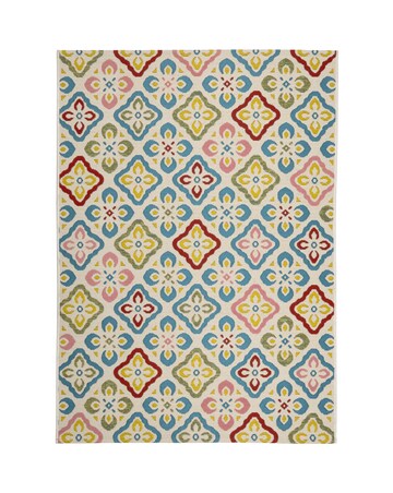 Tropicana Checker Indoor/Outdoor Rug
