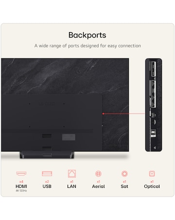 LG OLED65C66LB 65in OLED Evo AI 4K Smart TV