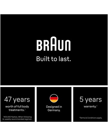 Braun IPL Silk expert Pro 5 At Home Hair Removal 4 Attachment Heads PL5441