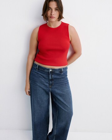 Mango Catherin Culotte High-Rise Jeans