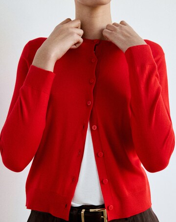 Mango Knitted Button Cardigan