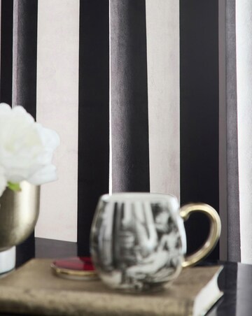 Laurence Llewelyn-Bowen Festivo Stripe Eyelet Curtains