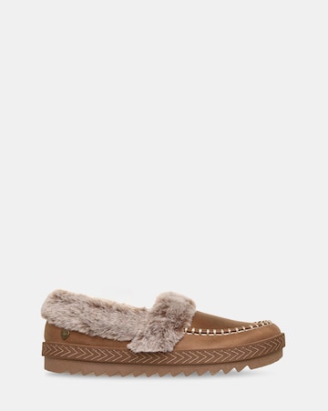 Skechers Chestnut Bobs Cozy Kiss Snug Stitch Slippers - Standard Fit (D)