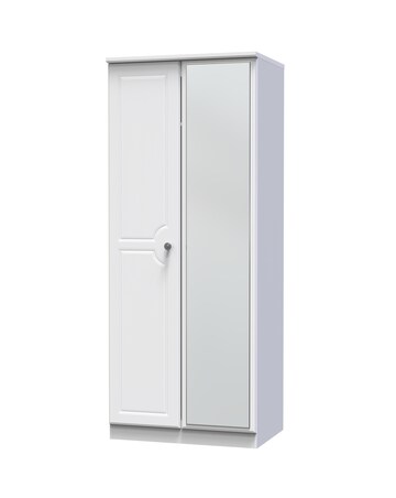 Peregrine Ready Assembled 2 Door Mirrored Wardrobe - Kids