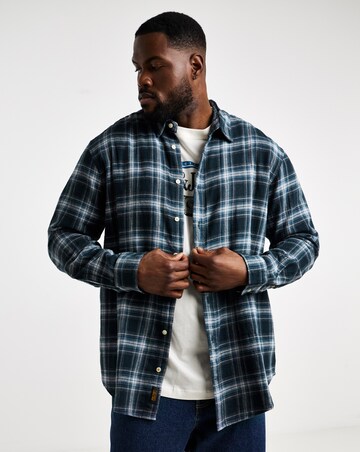 Jack & Jones Field Check Shirt - Navy Multi