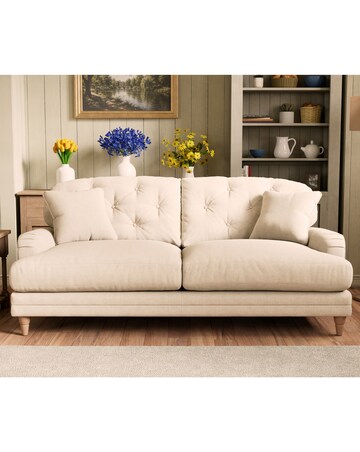 Florence Buttonback 3 Seater Sofa