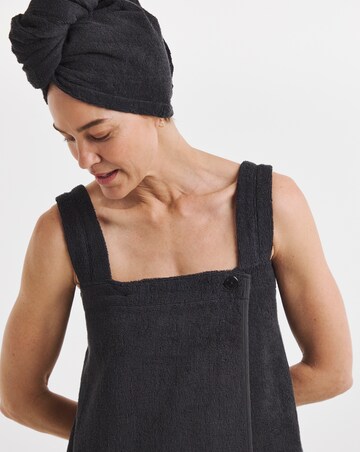 Pretty Secrets Towelling Shower Wrap And Turban