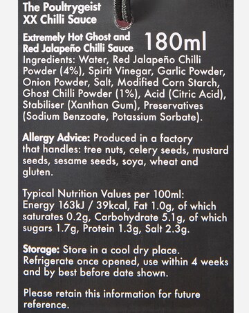 The Poultrygeist Chicken Chilli Sauce