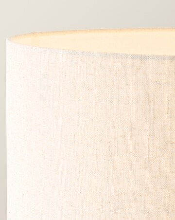 ValueLights Morrigan Grey Wood Tripod Floor Lamp with Shelf