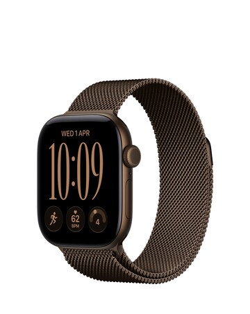 Apple Watch Series 12 GPS 42mm - Dark Bronze Aluminium/Dark Bronze Milanese Loop