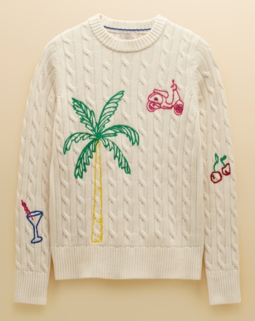 Joules Palm Tree Jumper