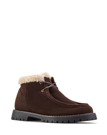 Clarks Velmere Bee Suede Warmlined Boots - Standard Fit (D)