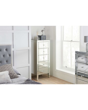 Valencia 5 Drawer Narrow Chest
