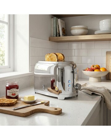 Salter Muse Rapid Boil Kettle & Salter Muse 2 Slice Toaster Bundle