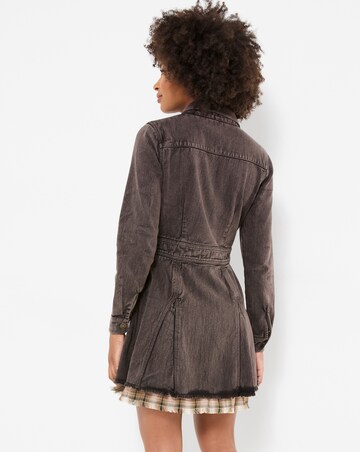 Joe Browns Chrissie Check Layered Denim Mini Dress