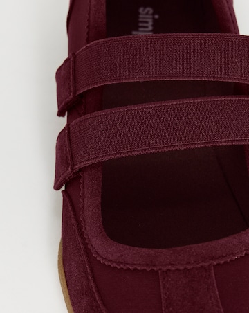 Joan Mary Jane Ballerina Trainers - Wide Fit (E)