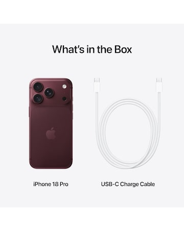 Apple iPhone 18 Pro 512GB - Burgundy