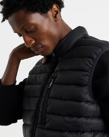 Black Lightweight Padded Gilet