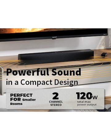 Sharp 120W Compact Soundbar