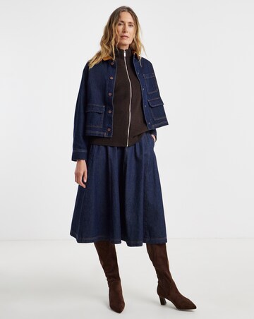 Sponge Zip Through Cardigan