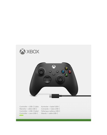 Xbox Wireless Controller with USB-C Cable - Carbon Black