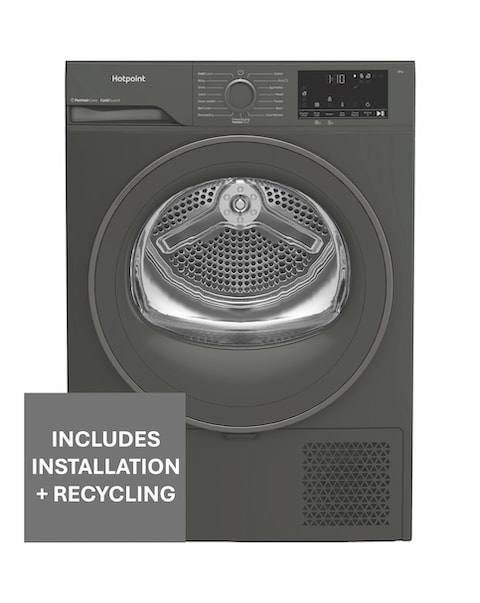 Hotpoint Heat Pump Tumble Dryer 8KG Manhattan Grey + Installation