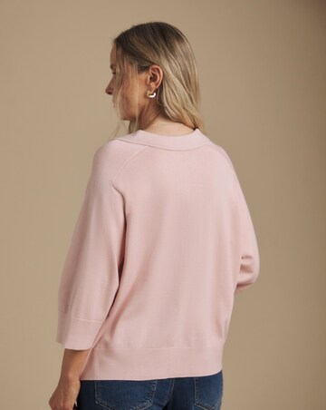 Julipa Short Sleeve Collared Cardigan