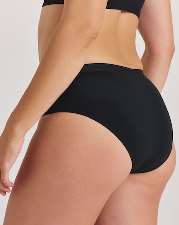 Sloggi (3 Pack) Go Casual Cotton Midi Knickers Black