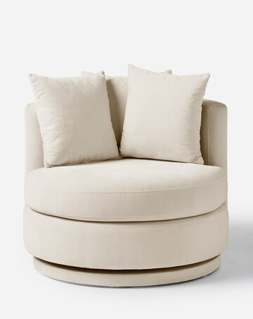 Arlie Swivel Cocoon Armchair
