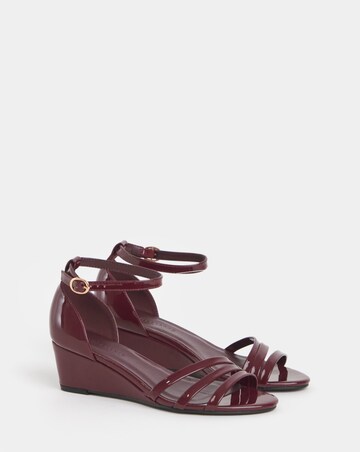 Haze Two Part Low Wedge Sandals - Extra Wide Fit (EEE)