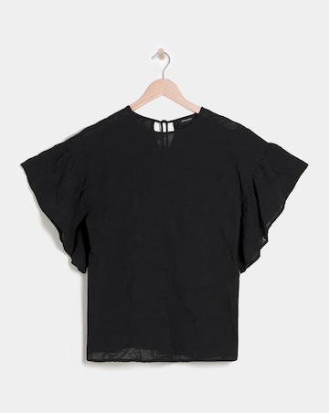 Black Embroidered Blouse