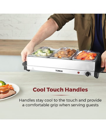 Tower 3 x 1.5L Buffet Server
