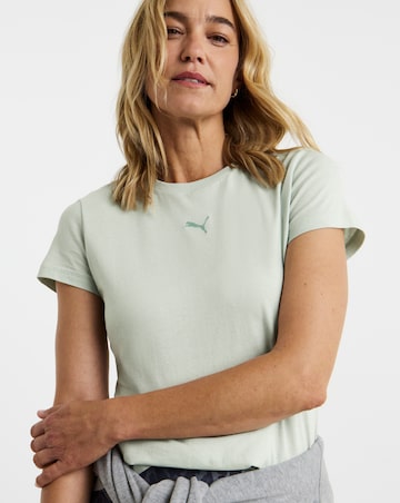 Puma Essentials Centered Cat Logo Tee