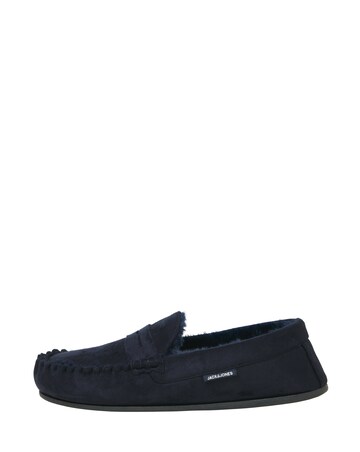 Jack & Jones Mark Moc Toe Slipper - Navy