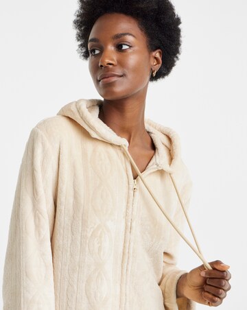 Pretty Secrets Zip Through Fleece Gown