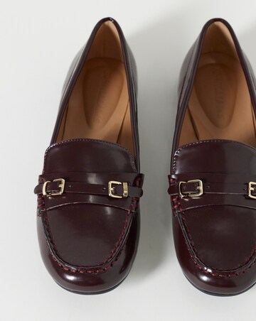 Kennedy Double Buckle Detail Loafers - Wide Fit (E)