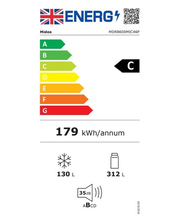 Midea Large Capacity Combi FridgFreez