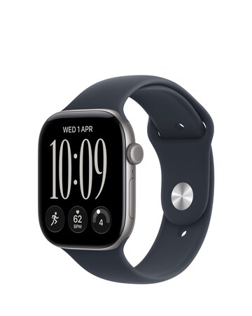 Apple Watch Series 12 GPS 46mm - Space Grey Aluminium/Navy Blue Sport Band - M/L