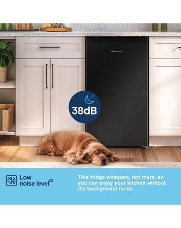 Fridgemaster MUL4892EB Under Counter Fridge - Black E Rated