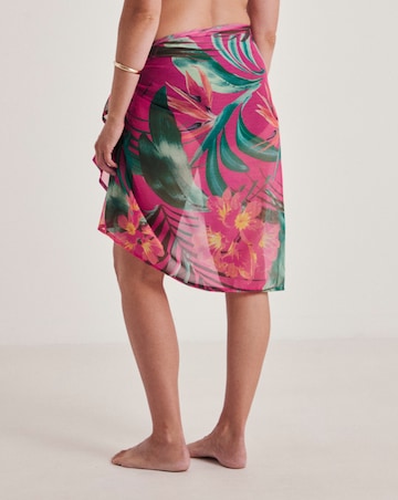 MAGISCULPT Tropical Print Midi Sarong