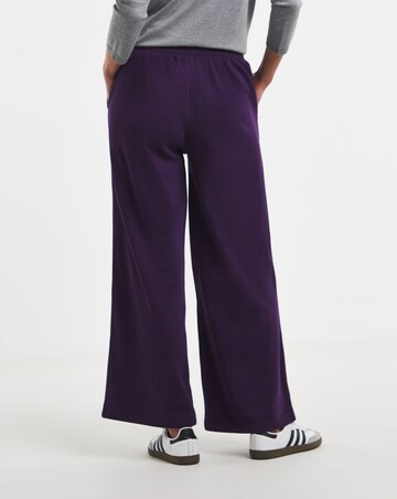 Plum Wide Leg Jogger